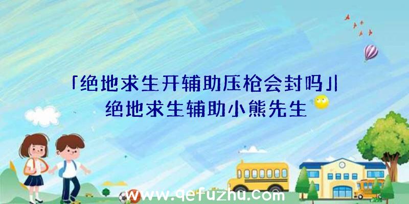 「绝地求生开辅助压枪会封吗」|绝地求生辅助小熊先生